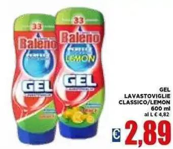 Vivo Supermercati Gel Lavastoviglie classico/lemon 600 ml offerta