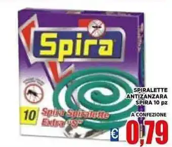 Vivo Supermercati Spira Spiralette antizanzara 10 pz offerta