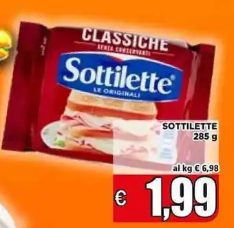 Vivo Supermercati Sottilette 285 g offerta