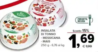 Todis Insalata di tonno -messicana-mais 250 g offerta