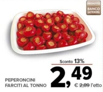 Todis Peperoncini farciti al tonno offerta