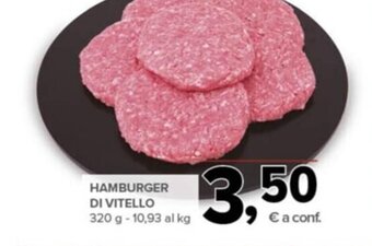 Todis Hamburger di vitello 320 g offerta