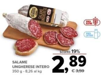 Todis Salame Ungherese intero 350 g offerta