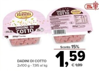 Todis Dadini di cotto 2x100 g offerta