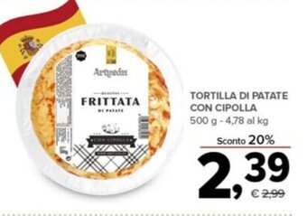 Todis Tortilla di patate con cipolla 500 g offerta