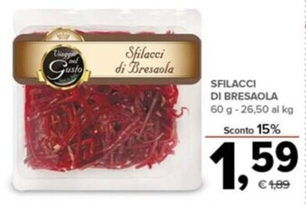 Todis Sfilacci di bresaola 60 g offerta
