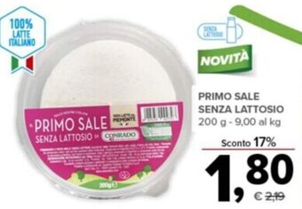 Primo Sale senza lattosio 200 g