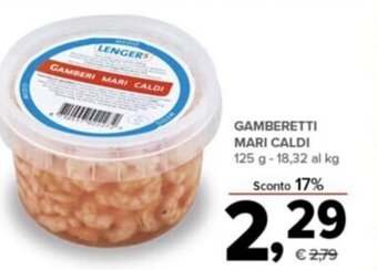 Todis Gamberetti mari caldi 125 g offerta