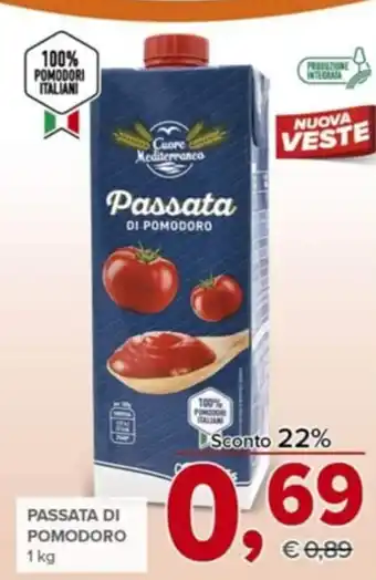 Todis Passata di pomodoro 1 kg offerta