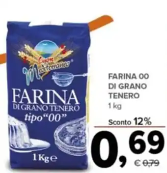 Todis Farina 00 di grano tenero 1 kg offerta