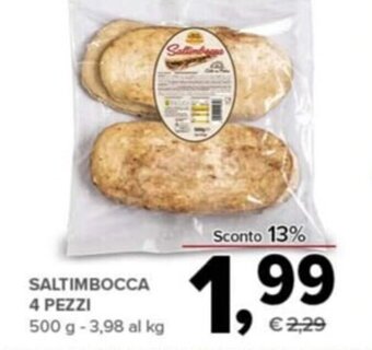 Saltimbocca 4 pezzi 500 g