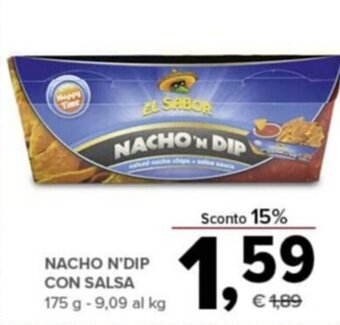 Todis Nacho N'dip con salsa 175 g offerta