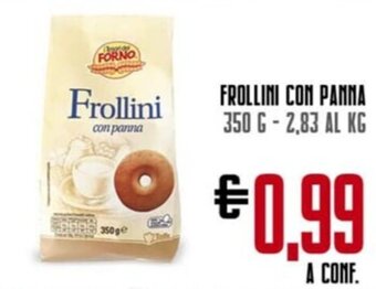 Frollini con panna 350 g