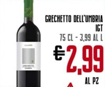 Grechetto dell'umbria igt 75 cl