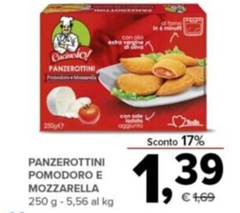 Todis Panzerottini pomodoro e mozzarella 250 g offerta