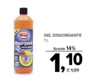 Todis Gel Disgorgante 1 L offerta