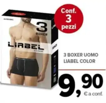 Todis 3 Boxer uomo liabel color offerta
