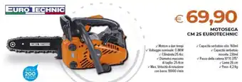 Todis Euro Technic Motosega 25 cm offerta