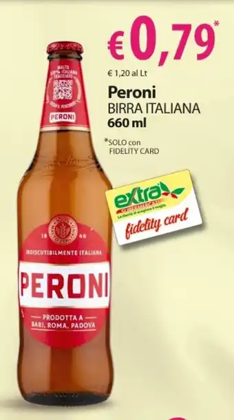 Extra Supermercati Peroni Birra Italiana 660 ml offerta