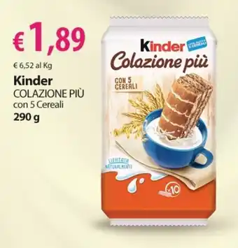 Extra Supermercati Kinder Colazione Più 290 g offerta