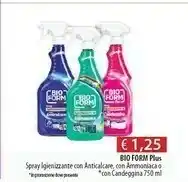 Bio Form Plus Spray Igienizzante Con Anticalcare