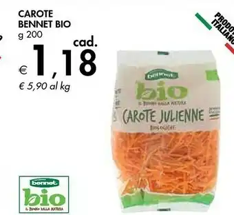 Bennet Bennet Carote Bio 200 G offerta