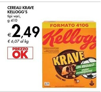 Bennet Kelloggs Kellogg's - Krave Dark Choco 410 G(ml) offerta