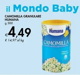 Bennet Humana Camomilla Granulare 300 G offerta