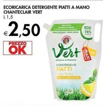 Bennet Chanteclair Vert Ecoricarica Detergente Piatti A Mano offerta