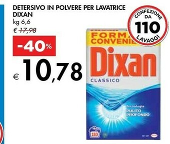 Bennet Dixan Detersivo In Polvere Per Lavatrice offerta