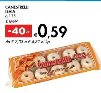 Bennet Isaia Canestrelli offerta