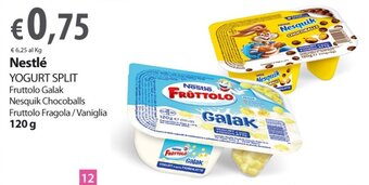 Extra Supermercati Nestlé Yogurt split 120 g offerta