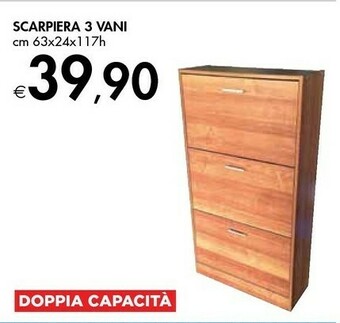 Bennet Scarpiera 3 Vani offerta