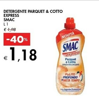 Bennet Smac Detergente Parquet & Cotto Express offerta