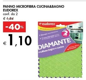 Bennet Eudorex Panno Microfibra Cucina&bagno offerta