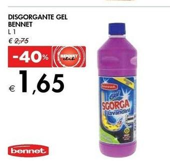 Bennet Bennet Disgorgante Gel offerta