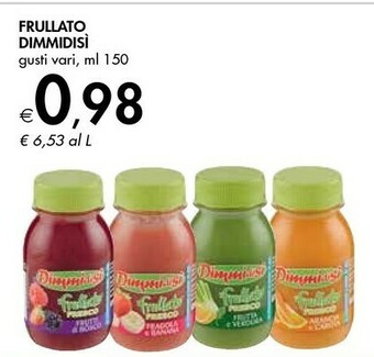 Bennet Dimmidisì Frullato Fresco Fragola Banana 150 G(ml) offerta