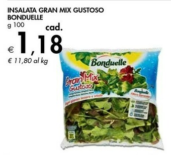 Bennet Bonduelle Gran Mix Gustoso 100 G(ml) offerta