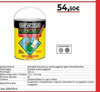 Brico Io Saratoga Smalti offerta