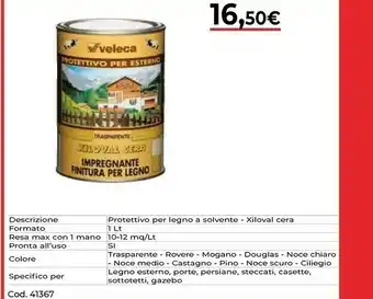 Castagno Vernici per legno