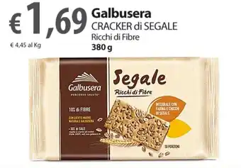 Extra Supermercati Galbusera cracker di segale 380 g offerta
