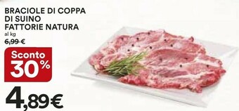 Coop Fattorie Natura Braciole Di Coppa Di Suino offerta