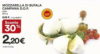 Coop Mozzarella Di Bufala Campana DOP offerta