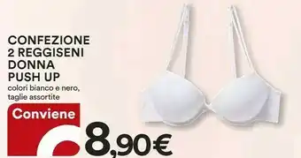 Coop Coop Confezione 2 Reggiseni Donna Push Up offerta