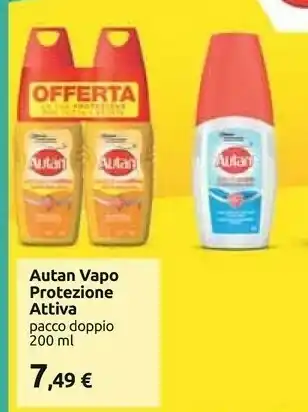 Carrefour Autan Active Vapo Promopack offerta