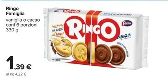 Carrefour Pavesi Ringo Famiglia offerta