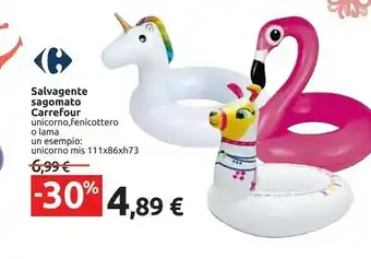 Carrefour Salvagente Sagomato Unicorno,fenicottero O Lama