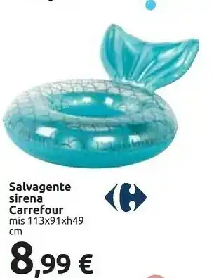 Carrefour Carrefour Salvagente Sirena offerta