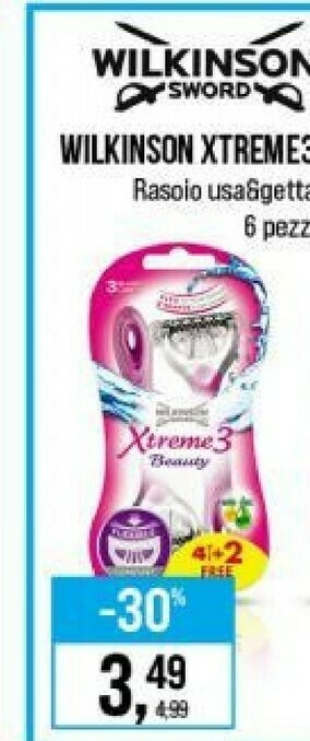 Caddy's Wilkinson sword Rasoio offerta