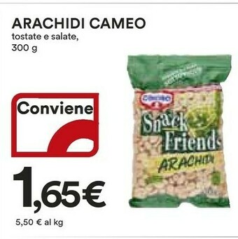 Coop Cameo Arachidi Tostate E Salate, 300 G offerta